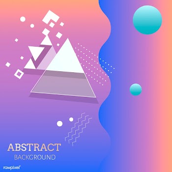 Purple pyramids background | Free stock vector - 594485