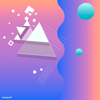 Purple pyramids background | Free stock vector - 594504