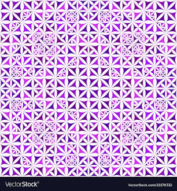 Purple repeating kaleidoscope pattern background vector image