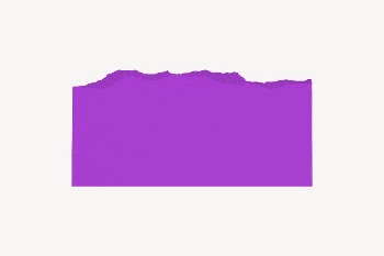 Purple ripped paper collage element | Free Vector - rawpixel