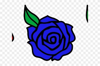 Purple Rose Clipart Colorful - Rose Cartoon