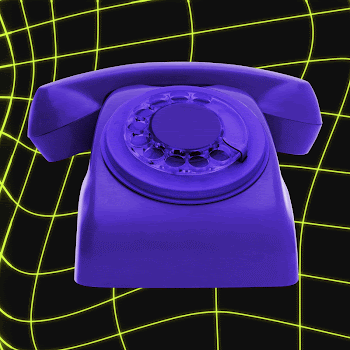 Purple rotary telephone, retro aesthetic | Free Photo - rawpixel