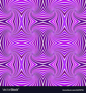 Purple seamless abstract hypnotic spiral ray vector image