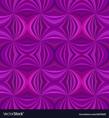 Purple seamless abstract psychedelic curved ray vector image