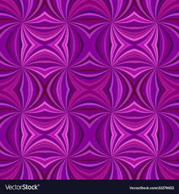 Purple seamless abstract psychedelic curved vector image