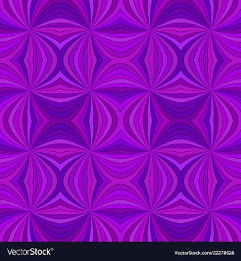 Purple seamless hypnotic abstract swirling ray vector image