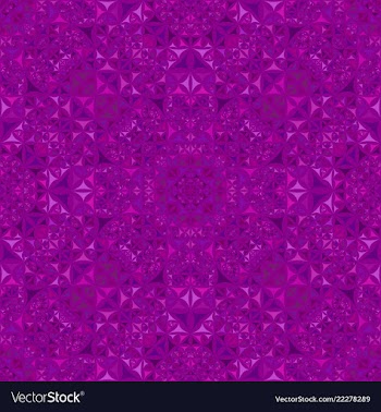 Purple seamless kaleidoscope pattern background vector image