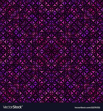 Purple seamless kaleidoscope pattern background vector image