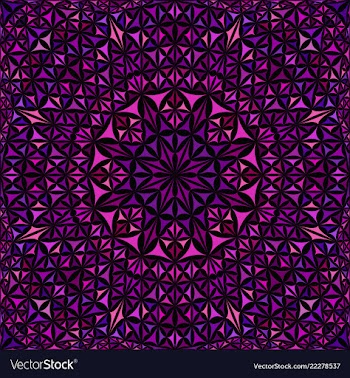 Purple seamless kaleidoscope pattern background vector image