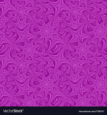 Purple seamless spin star pattern background vector image