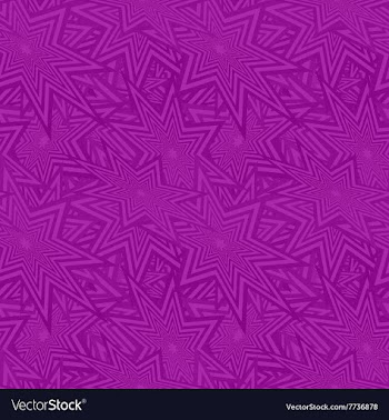 Purple seamless star pattern background vector image