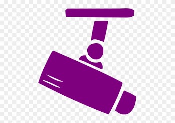 Purple Security Camera 2 Icon - Security Camera Icon Jpg