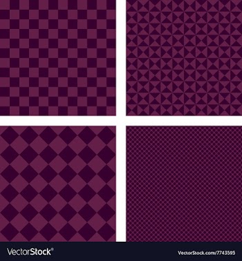 Purple simple geometric shape wallpaper set vector image