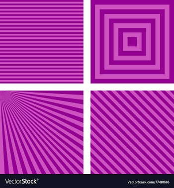 Purple simple striped wallpaper set vector image