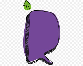 Purple Speech balloon Dialogue - Lovely conversation bubbles 