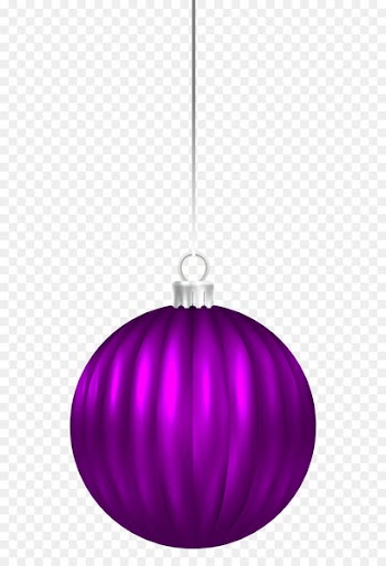 Purple Sphere Ceiling Light fixture Pattern - Purple Christmas Ball Ornament PNG Clip Art Image 