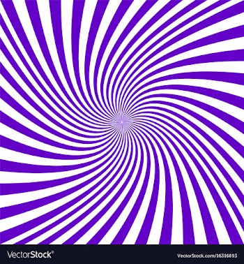 Purple spiral design background vector image
