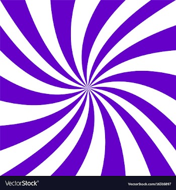 Purple spiral design background vector image