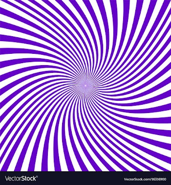 Purple spiral design background vector image