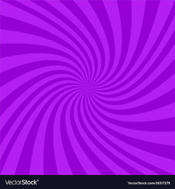 Purple spiral design background vector image