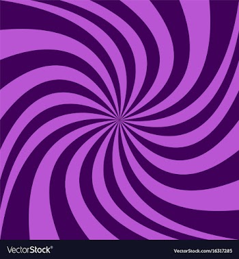 Purple spiral design background vector image