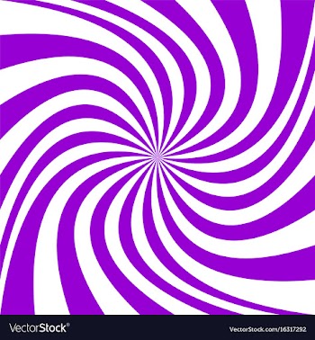 Purple spiral design background vector image