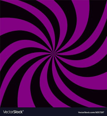 Purple spiral design background vector image