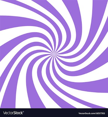 Purple spiral design background vector image