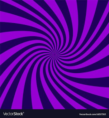 Purple spiral design background vector image