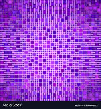 Purple square mosaic background vector image