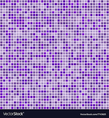 Purple square pixel mosaic background vector image