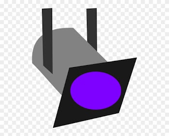 Purple Stage Lights Clipart