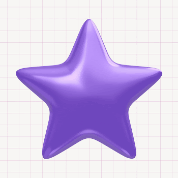 Purple star, 3D rendering design | Free Photo - rawpixel