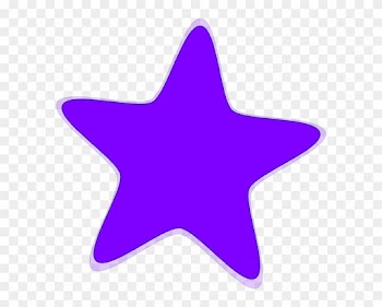 Purple Star Clipart Purple Star Clip Art At Clker Vector - Star Clip Art