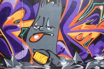          Purple Street Art Free Photo     