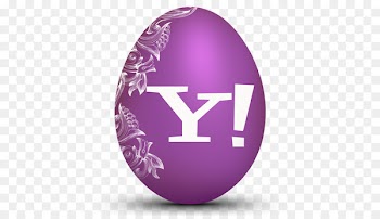 purple symbol sphere - Yahoo white 