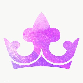 Purple textured paper crown sticker design element | Free  transparent png - 2343879