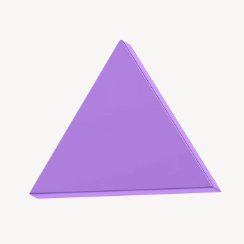 Purple triangle, 3D rendering design | Free Photo - rawpixel