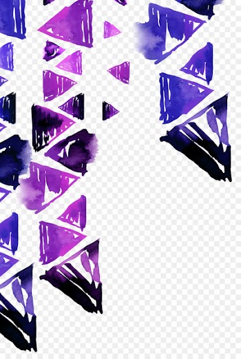 Purple Triangle Geometry Wallpaper - Colored triangle 