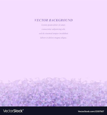 Purple triangle mosaic background design vector image