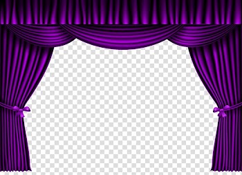 Purple valance curtain, Curtain Light Shower , Curtains transparent background PNG clipart