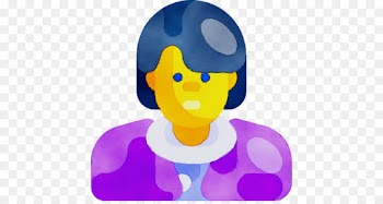 purple violet cartoon electric blue duck