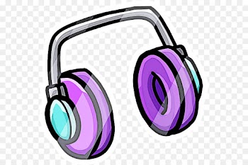 purple violet headphones audio equipment technology