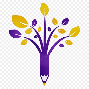 purple violet yellow flower plant