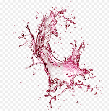 purple water splash effect element PNG image with transparent ...