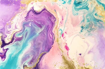Purple watercolor background Free Vector