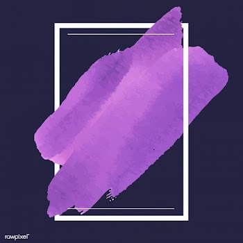 Purple watercolor banner design vector | Free stock vector - 512742
