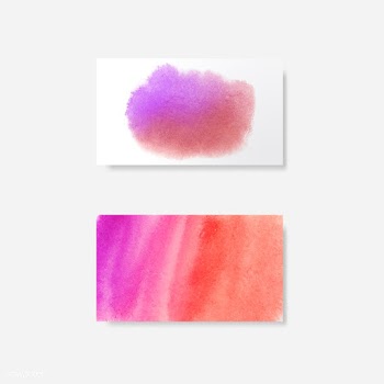 Purple watercolor style banner vector | Free stock vector - 530655
