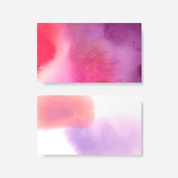 Purple watercolor style banner vector | Free stock vector - 530692