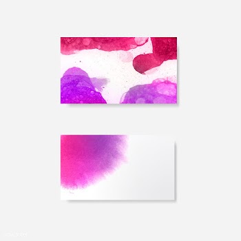 Purple watercolor style banner vector | Free stock vector - 530695
